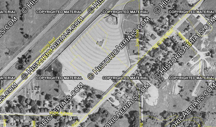 Starlite Drive-In Theatre - Aerial (newer photo)